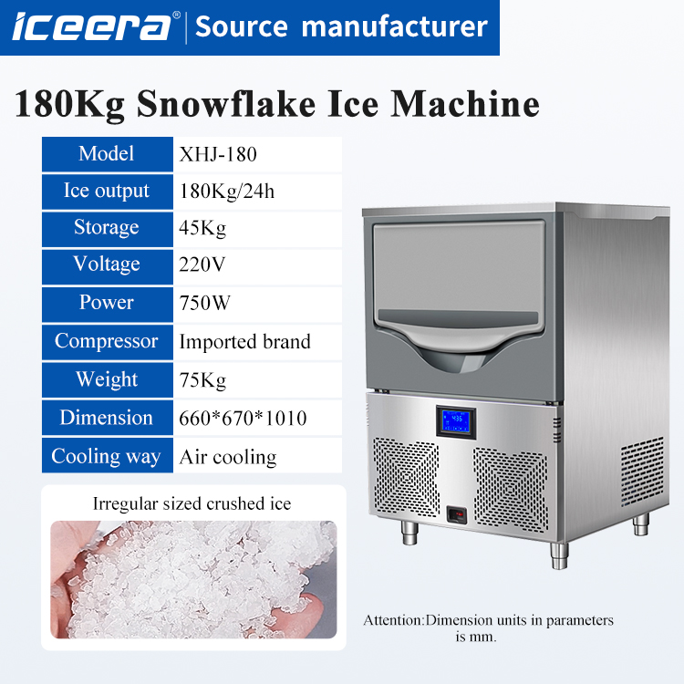 180kg Granular Ice Machine