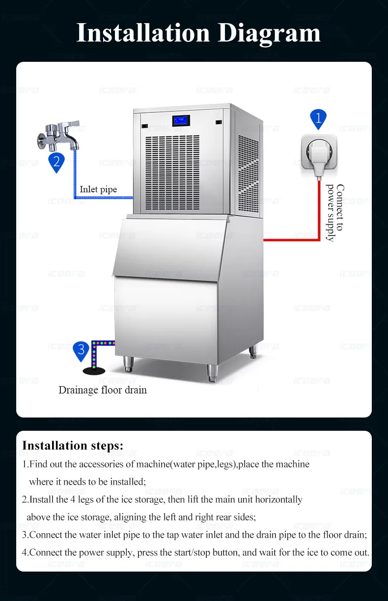 1t Granular Ice Machine
