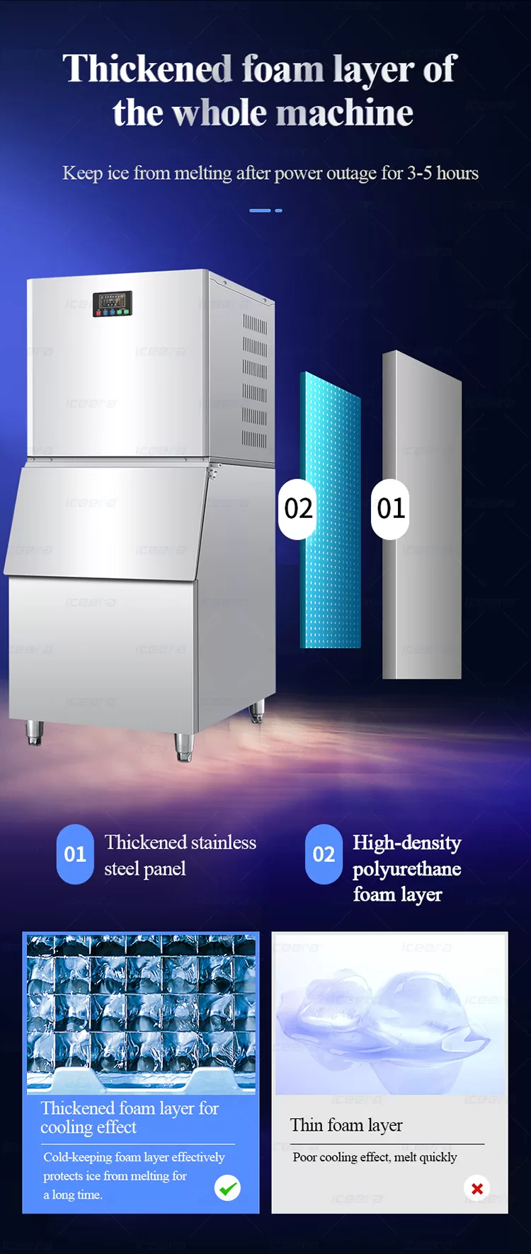 200kg Cube Ice Machine