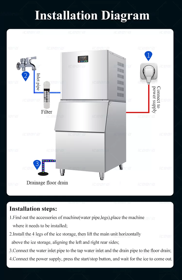 500kg Cube Ice Machine