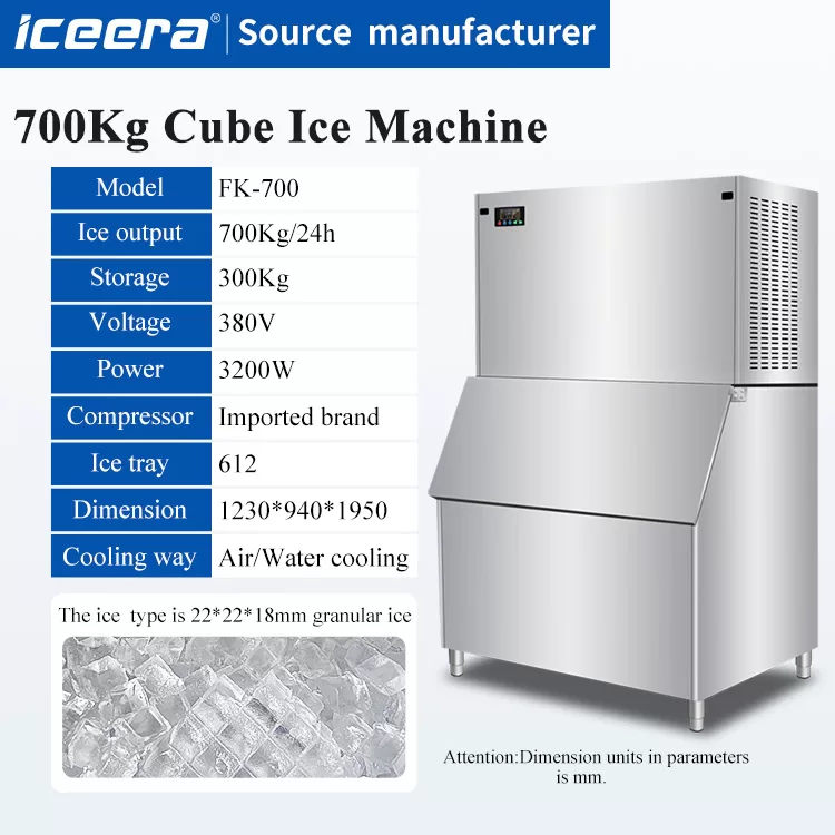 700kg Cube Ice Machine