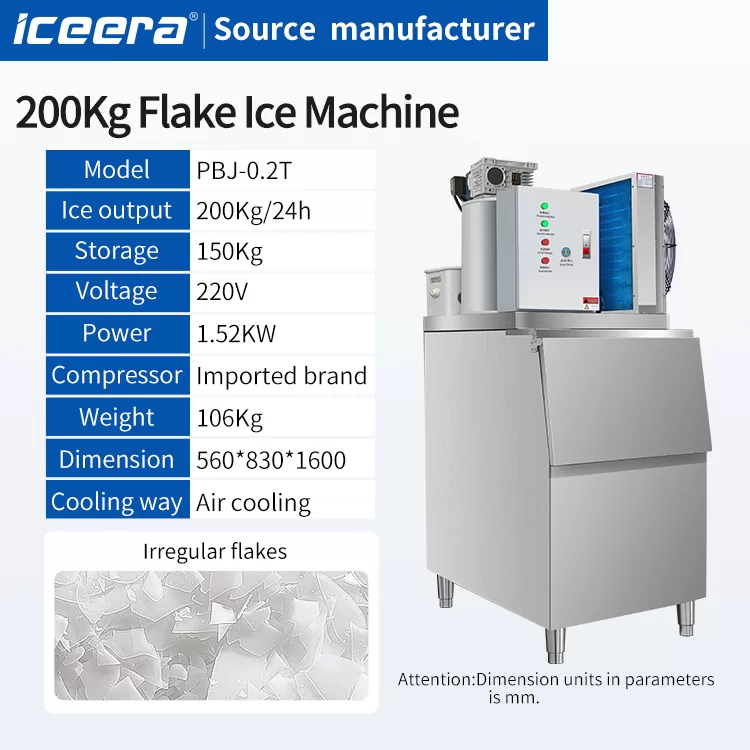 200kg Flake Ice Machine