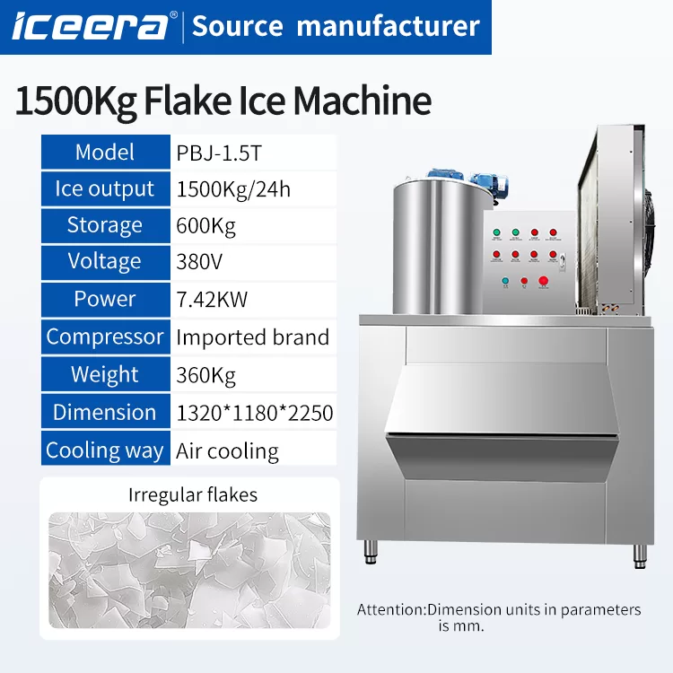 1.5ton Flake Ice Machine