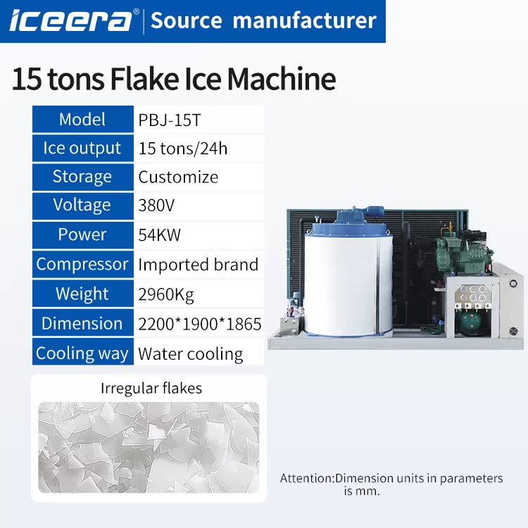 15ton Flake Ice Machine