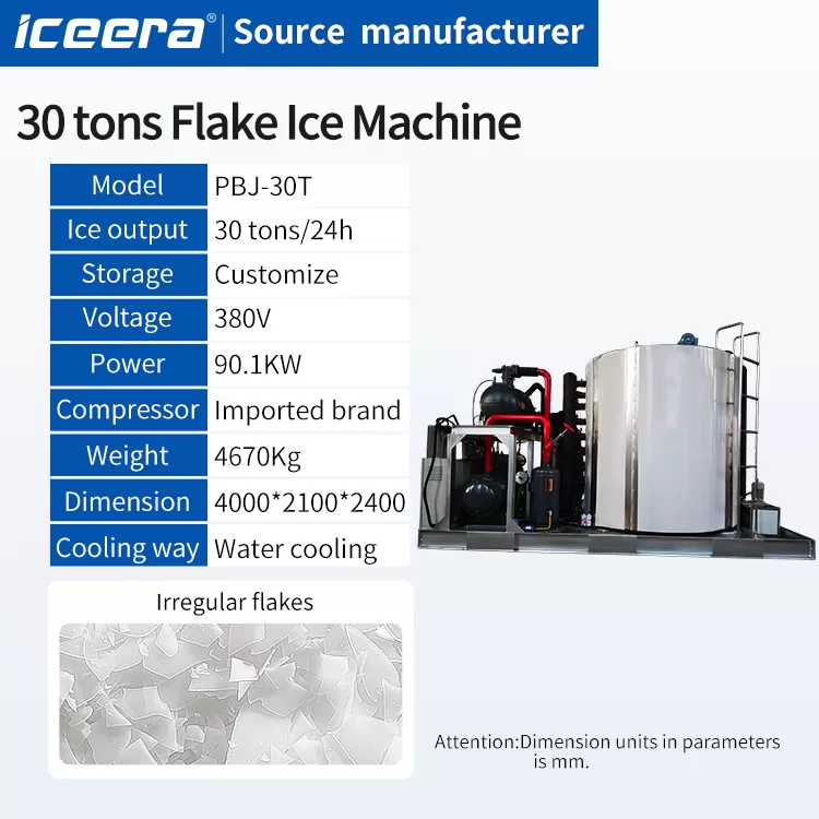 30ton Flake Ice Machine